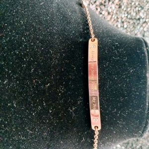 Rose goldalways my sister forever my friend